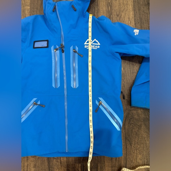 The North Face Bright Blue Bomber Jacket Big Bear Mountain Size Medium - Picture 6 of 8